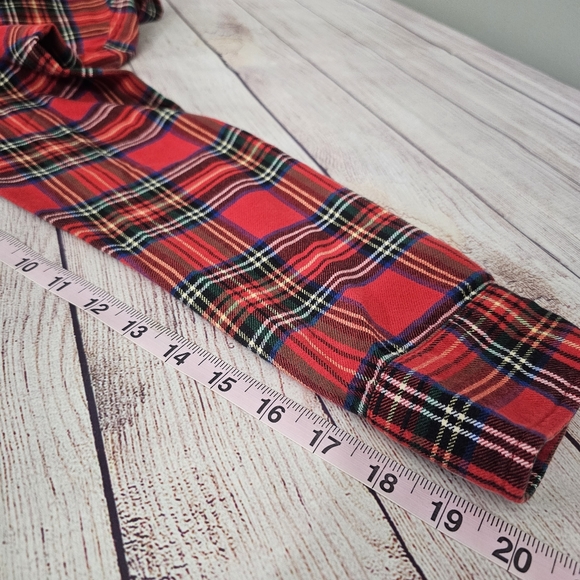 Divided By H&M Multi Color Long Sleeve Button Down Flannel Shirt Size Medium - Picture 10 of 12